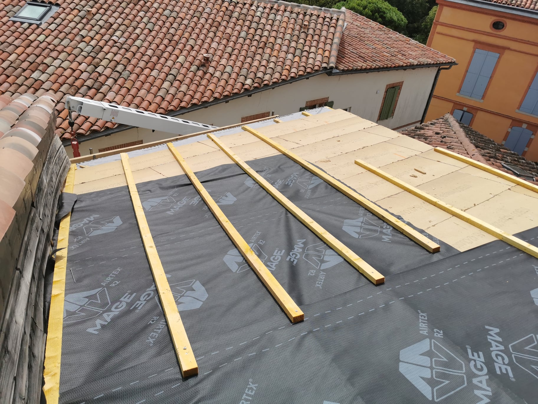 Isolation toiture charpentier Lisle-sur-Tarn