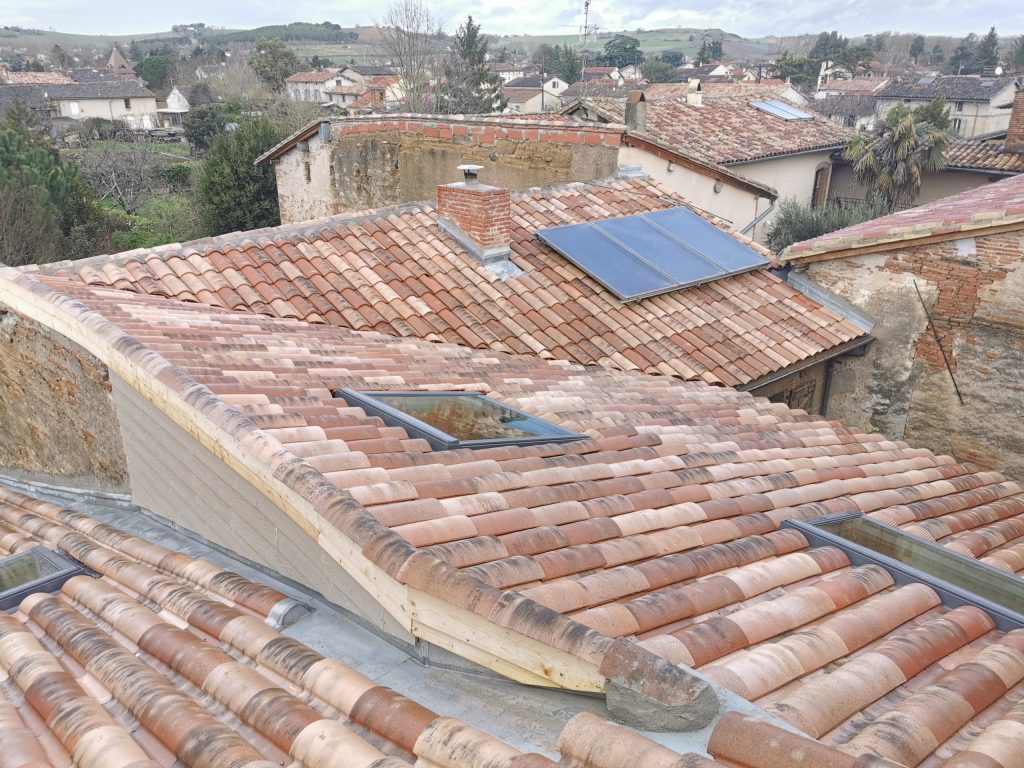 Rénovation toiture à l'Union